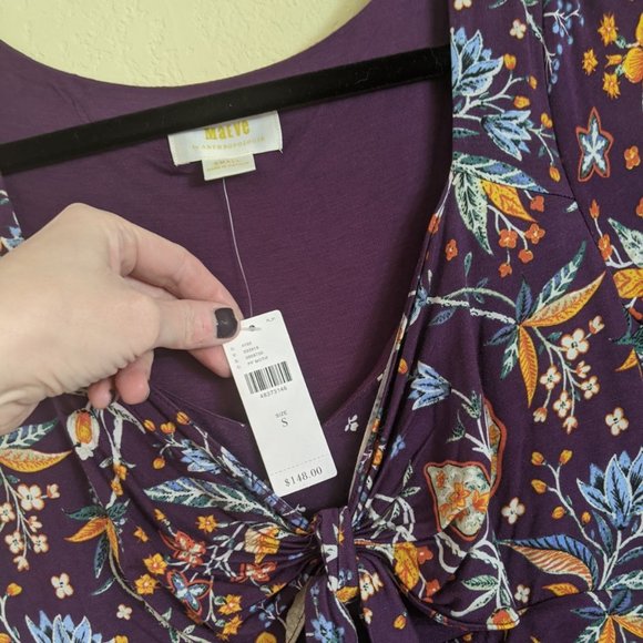 Anthropologie | Maeve Floral Asymmetrical Dress - Picture 5 of 11
